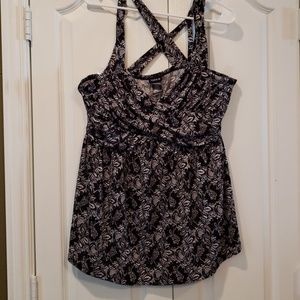 2X, Torrid Lace Print, crisscross straps